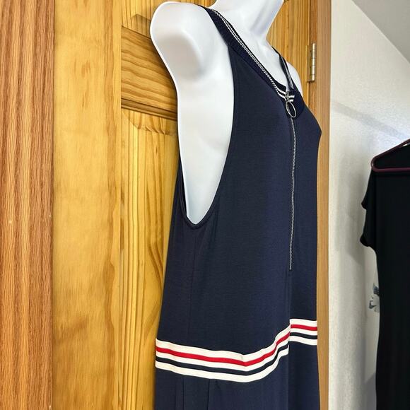 EUC, Venus Women’s Sz Lg Full Length 1/4 Zip Up Romper w/2 Deep Pockets, V569 - Picture 4 of 13